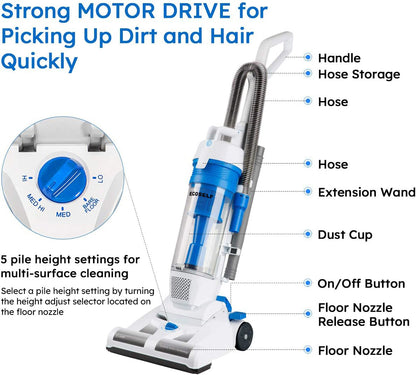 ECOSELF Upright Vacuum Cleaner