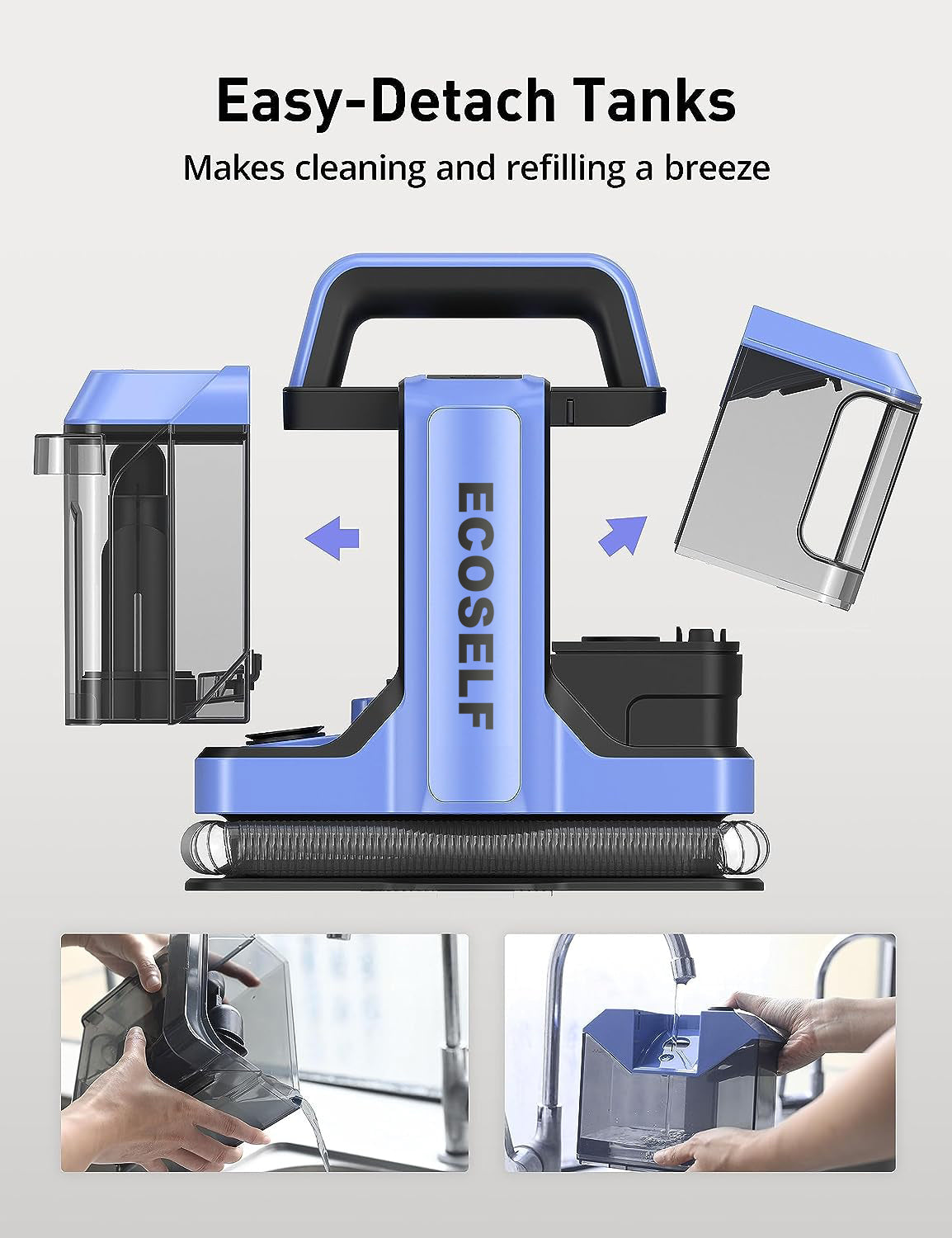 ECOSELF Carpet Cleaner Machine